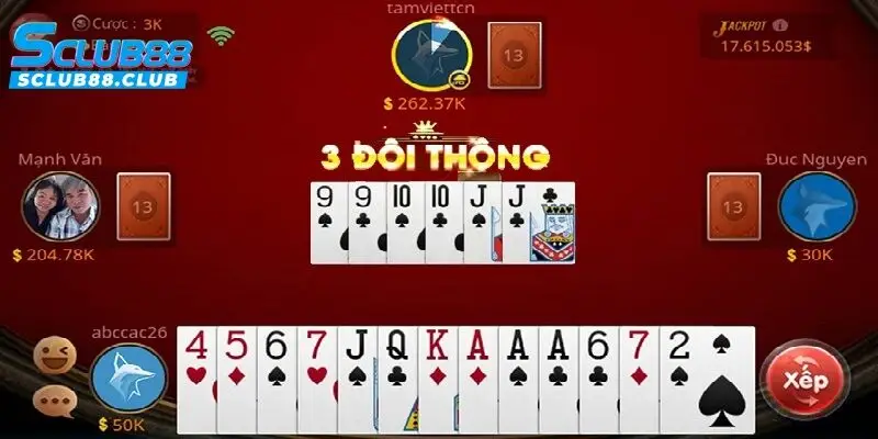 luật chơi tiến lên miền nam sclub88